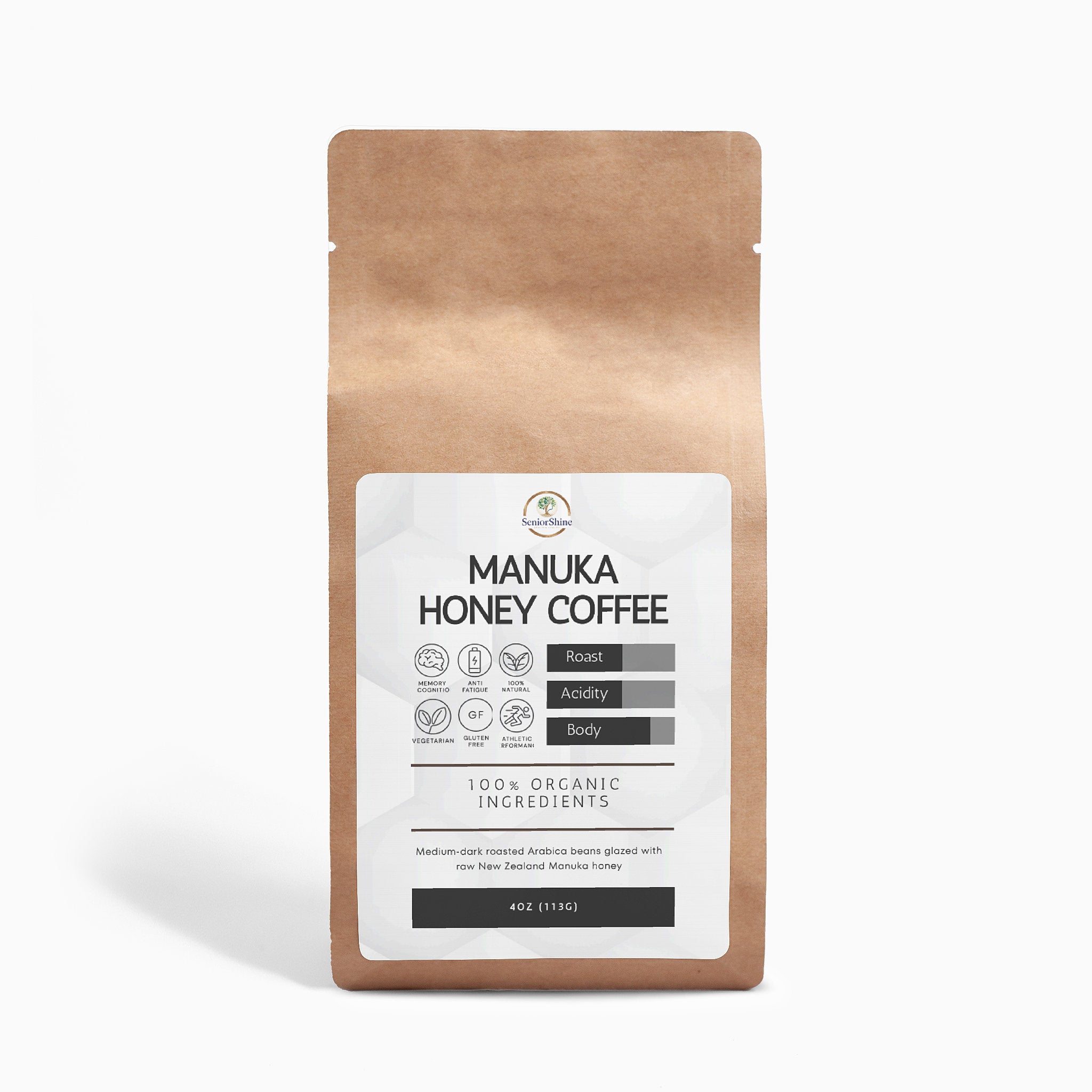 Manuka Honey Coffee 4oz