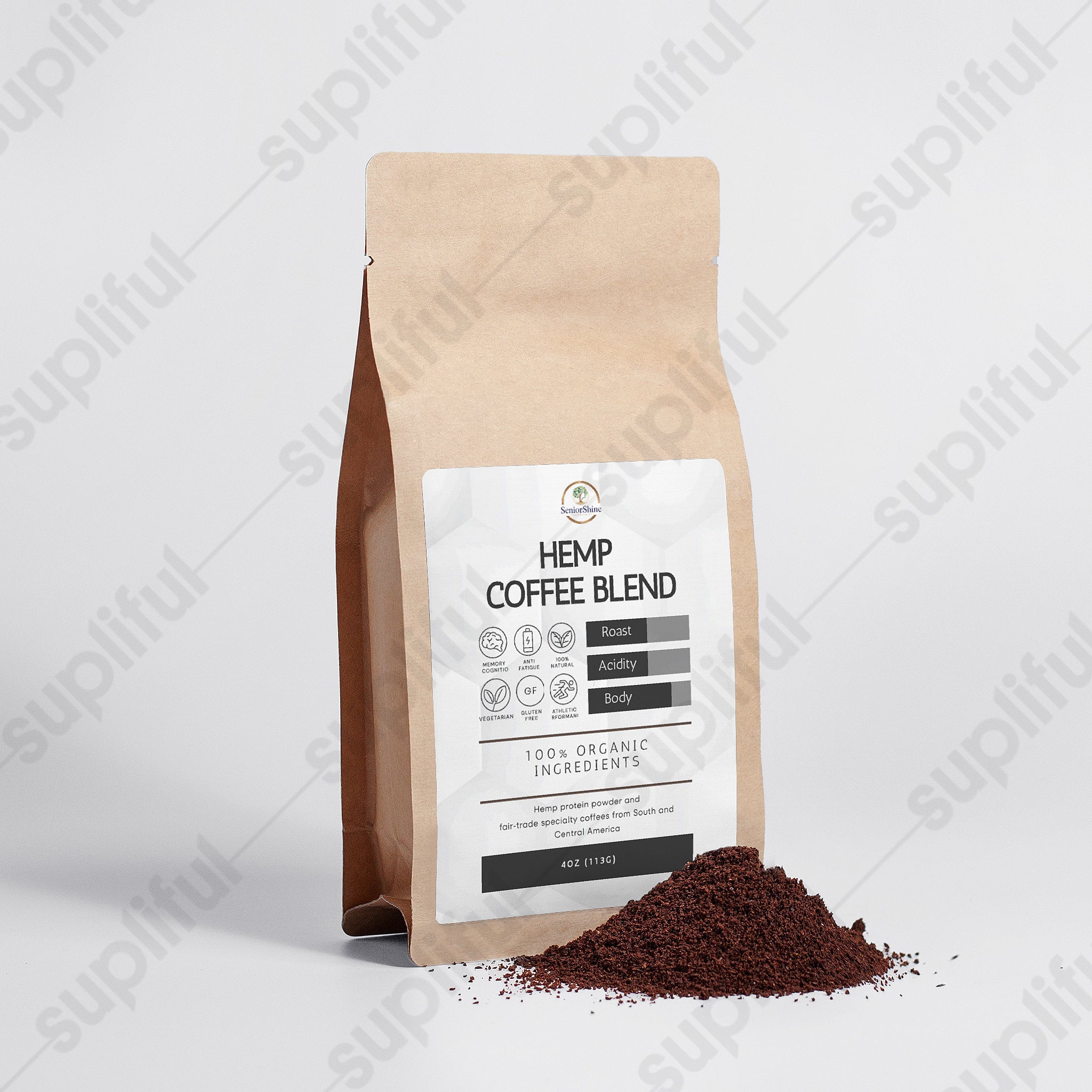 Hemp Coffee Blend - Medium Roast 4oz